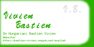 vivien bastien business card